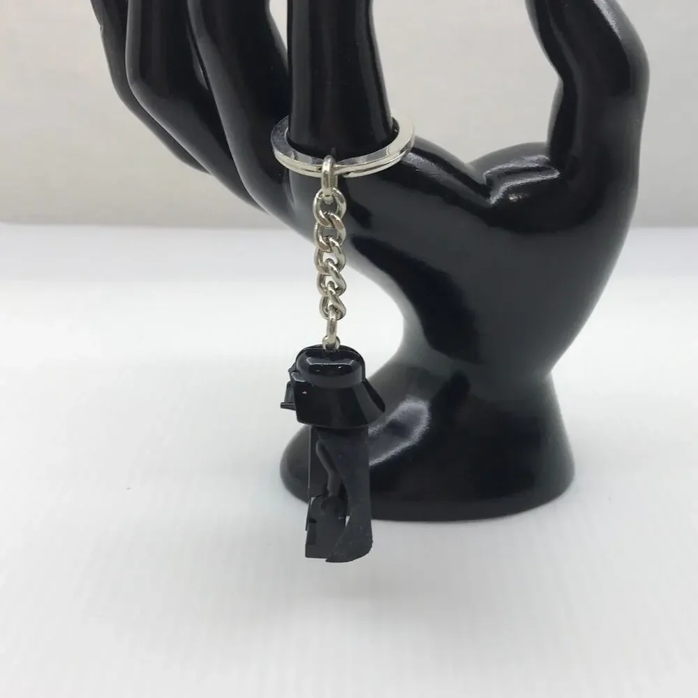 Goth Retro Lego Star Wars Darth Vader Minifigure Collectible Keychain